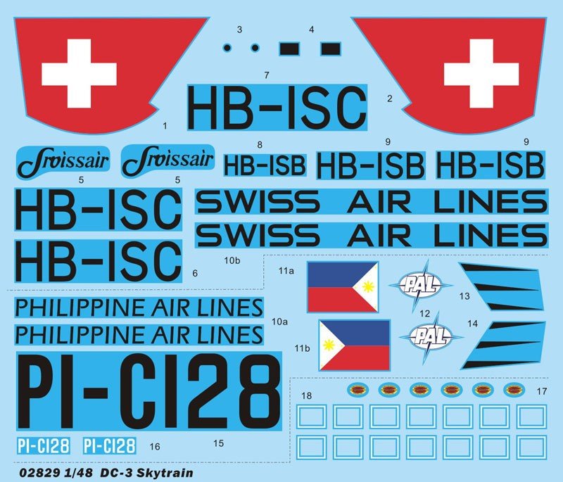Trumpeter 02829 C-48C Skytrain Transport Aircraft 1/48 – image 12