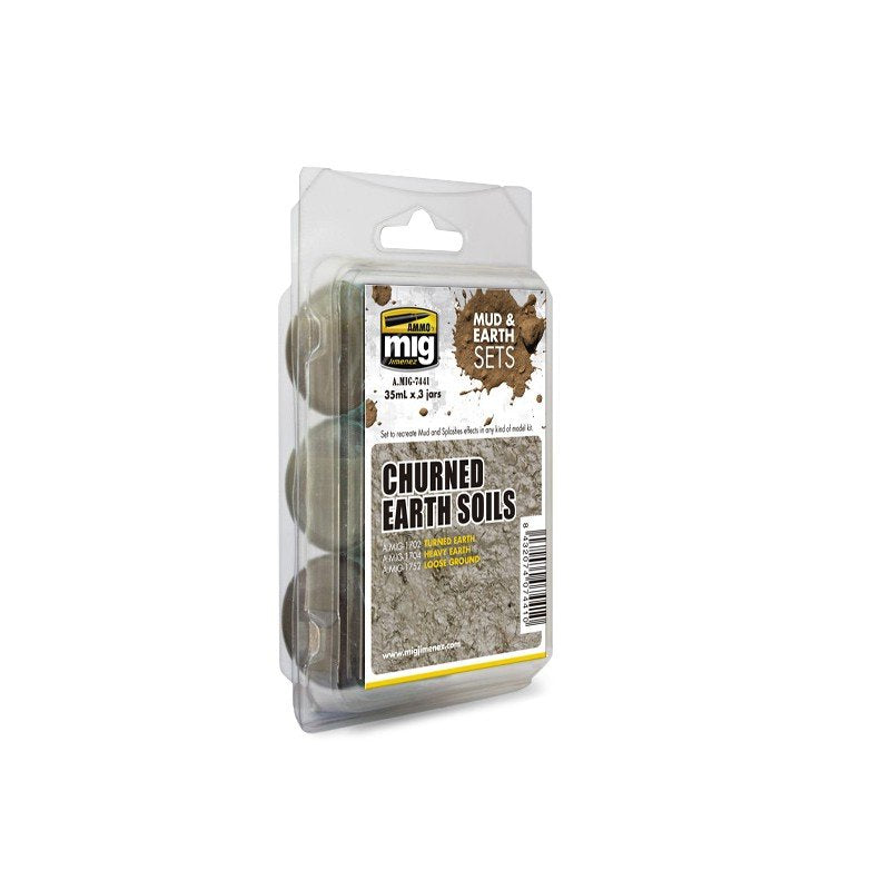 AMMO of Mig Jimenez 7441 CHURNED EARTH SOILS 3x35ml – image 2
