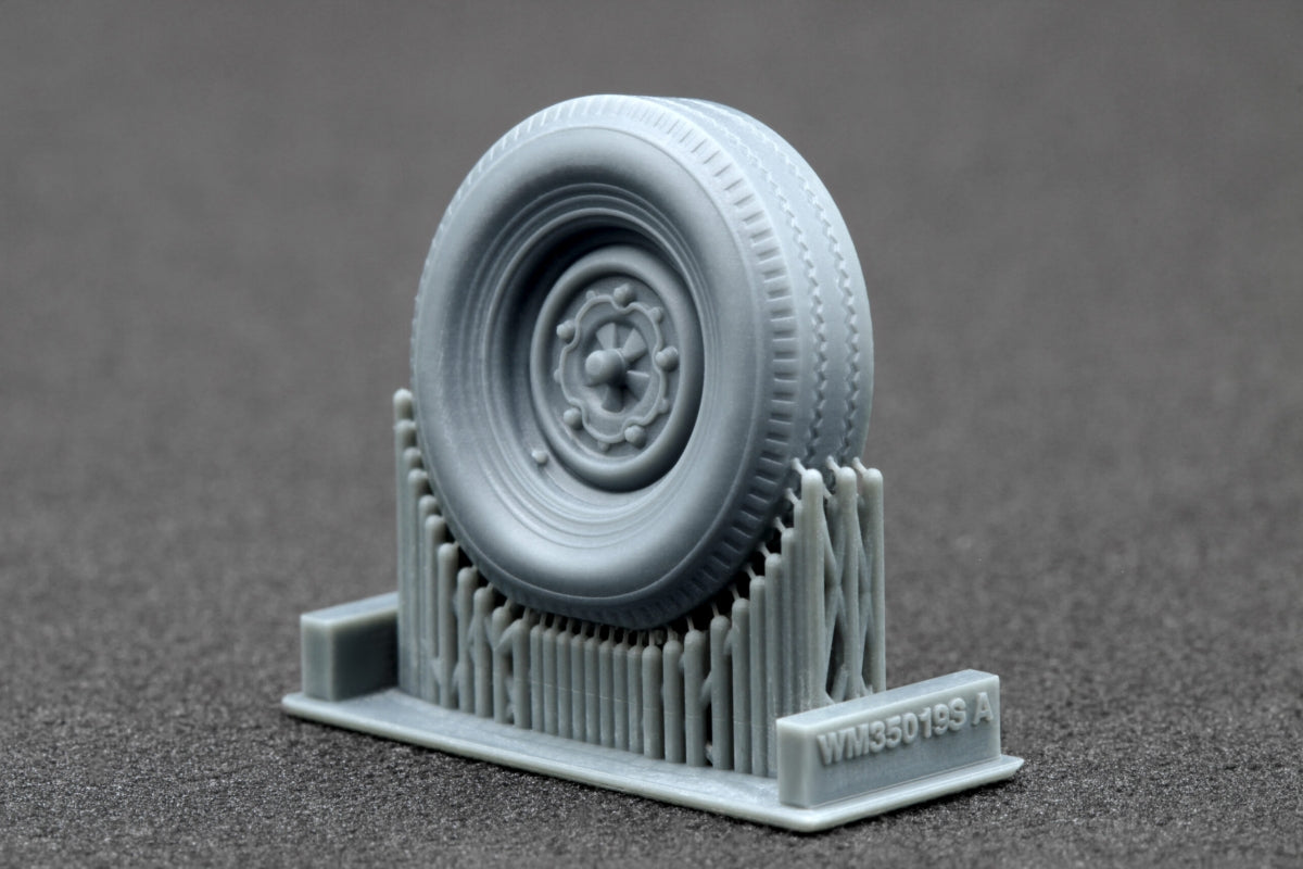 ScaleX WM 35019S CARGO TRUCK T2 Sagged wheel set (for AK-Interactive) 1/35