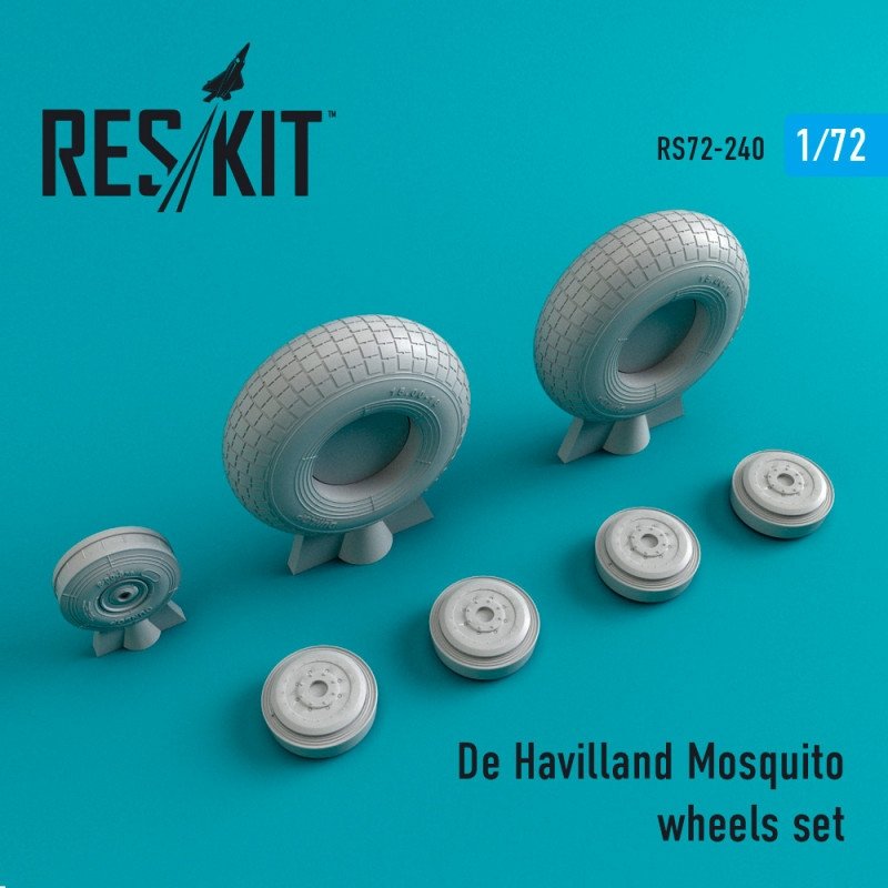 RESKIT RS72-0240 De Havilland Mosquito wheels set 1/72
