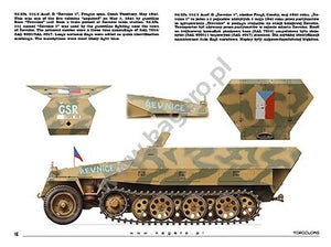 Kagero 15039 Captured Panzers German Vehicles in Allied Service (kalkomania) PL/EN – zdjęcie 5