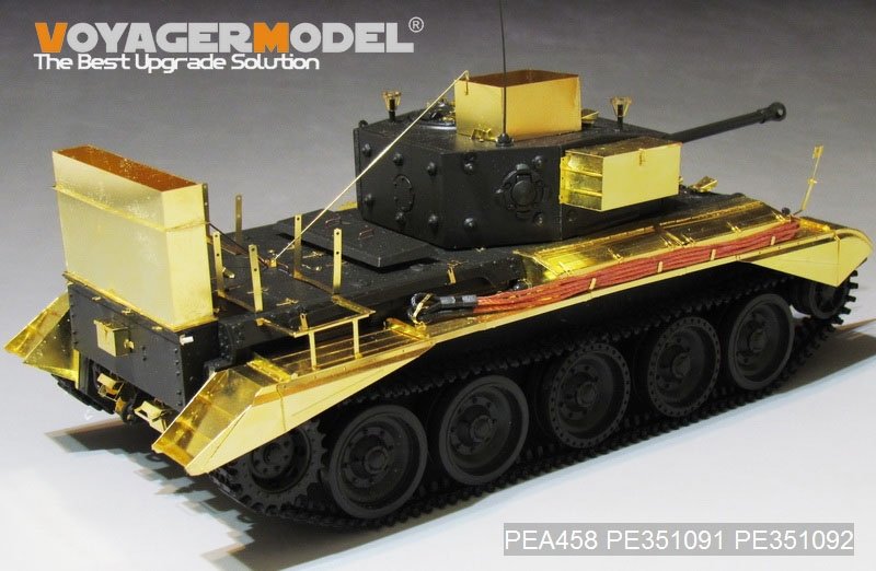 Voyager Model PEA458 WWII UK Cromwell Mk. IV/Centaur CSMk IV Deep Wading Trunks（For TAMIYA 35221/35232) 1/35 – imagen 12