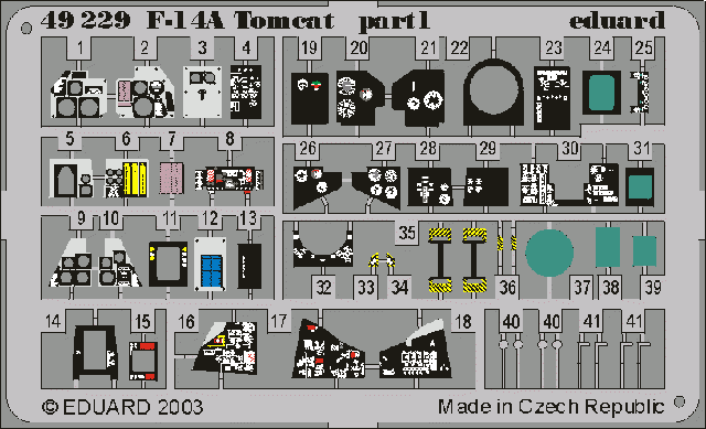Eduard BIG4816 F-14A 1/48 HASEGAWA – immagine 5