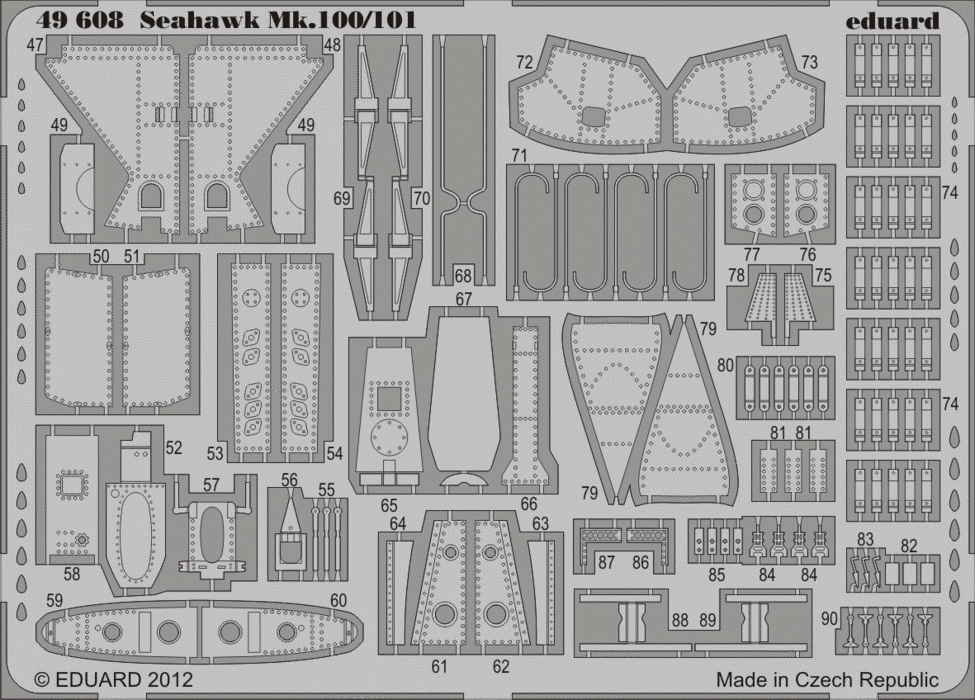 Eduard 49608 Seahawk Mk.100/101 SA 1/48 TRUMPETER – imagen 2