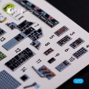 KELIK K72091 F-15C - interior 3D decals for FineMolds kit 1/72 – image 4