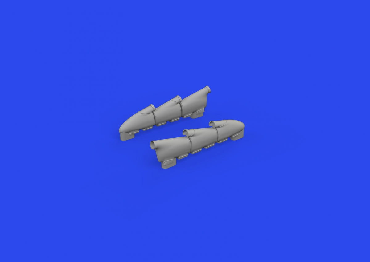 Eduard 648917 Hurricane Mk. II exhaust rounded PRINT Arma Hobby 1/48 – obrázek 2