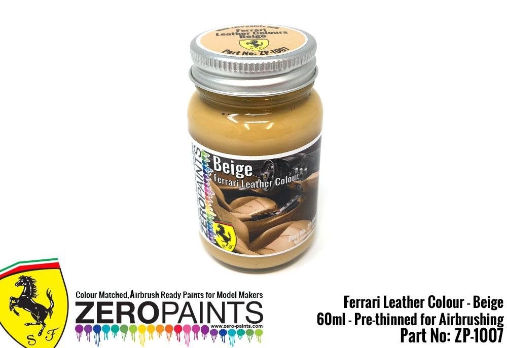 Zero Paints ZP-1007BEIGE Ferrari Beige Leather Color Paint 60ml