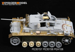 Voyager Model PE35158 WWII Fenders for Panzer III Mid-Late Version (For DRAGON) 1/35 – immagine 4