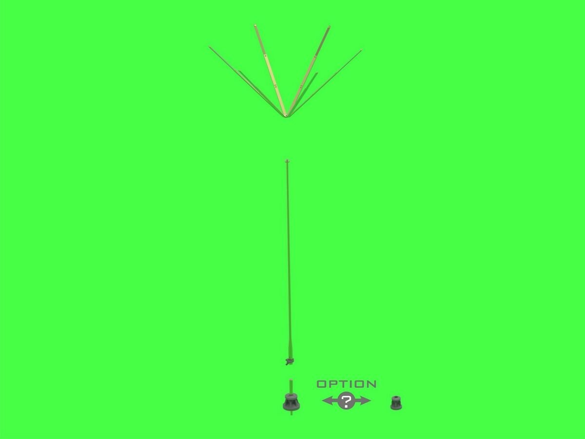Master GM-35-045 German WWII 1.8m star antenna (for command tanks) (1pc) 1/35 – immagine 6