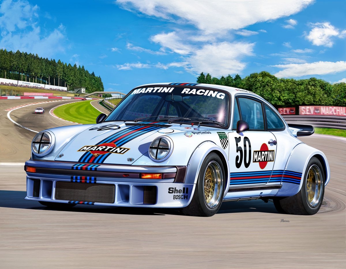 Revell 07685 Porsche 934 RSR Martini 1/24 – obrázek 3