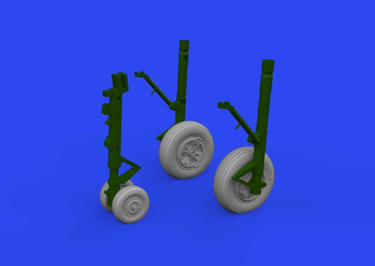 Eduard 648996 Gannet wheels AIRFIX 1/48 – imagen 2