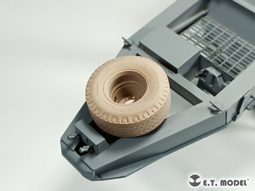 ET Model P35-119 US M747 Heavy Equipment Semi-Trailer Sagged wheels For Meng Kit 1/35 – imagen 5