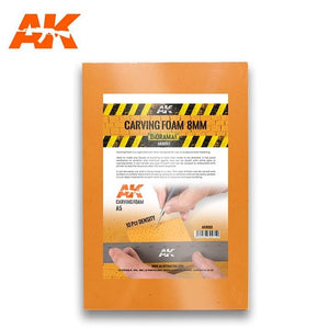 AK Interactive AK8093 CARVING FOAM 8MM A5 SIZE