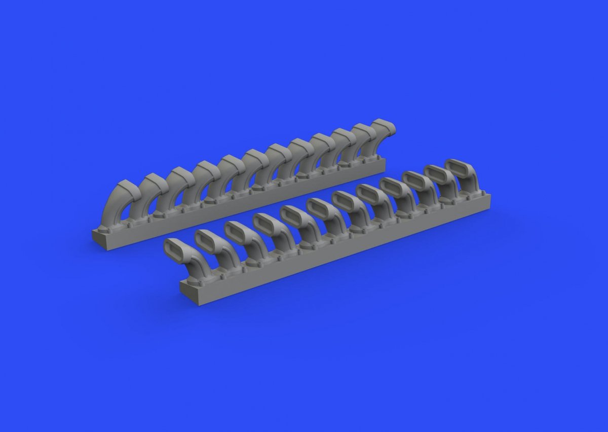 Eduard 648508 Pots d'échappement P-400 1/48 EDUARD