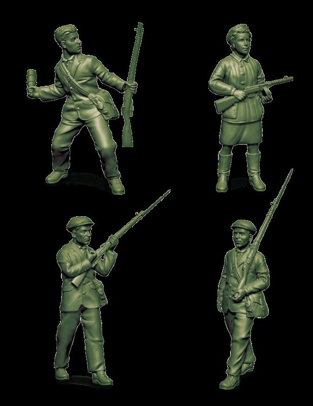 Zvezda 6181 Soviet Militia 1941 1/72 – Bild 3