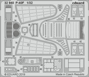 Eduard BIG3398 P-40F 1/32 TRUMPETER – image 5