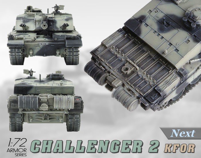 Dragon 7222 CHALLENGER II KFOR 1/72 – immagine 3