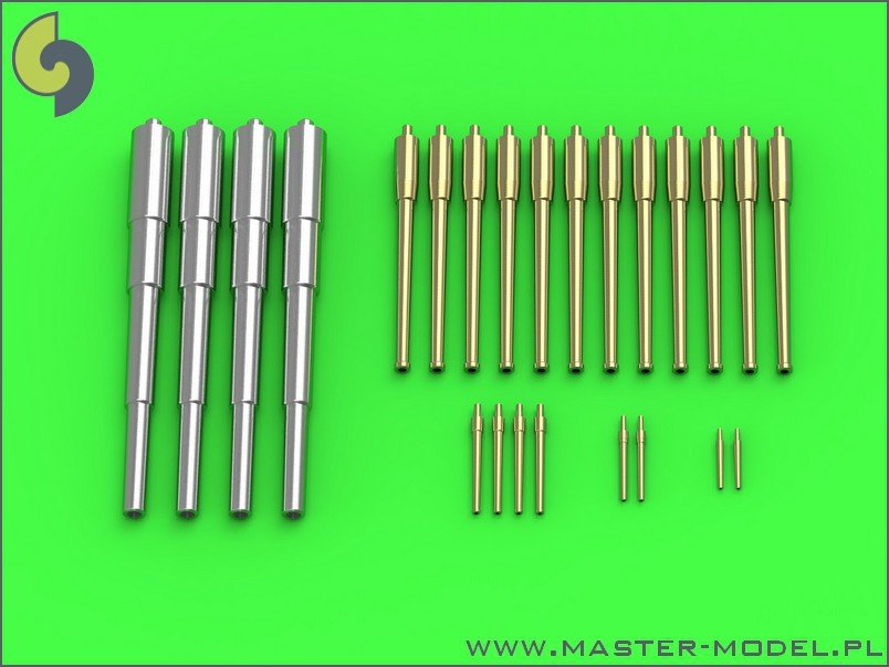 Master SM-350-085 Russian battleship Tsesarevich (1917) armament - 305mm (4pcs), 152mm (12pcs), 75mm (4pcs), 45mm (2pcs), 37mm (2pcs) barrels 1/350