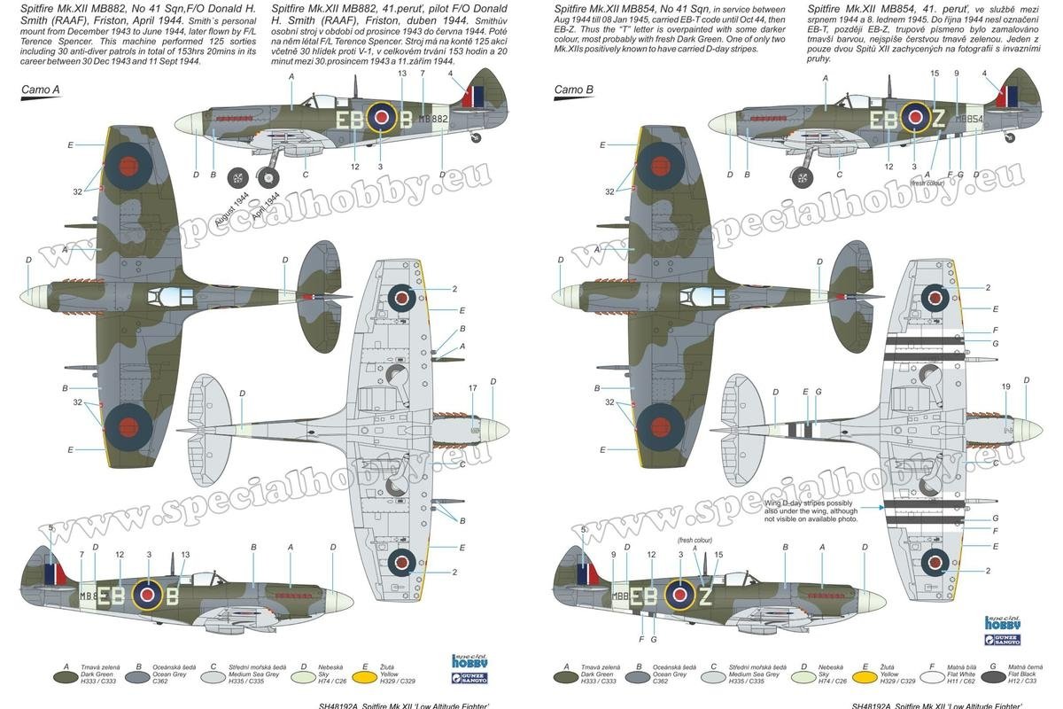 Special Hobby 48192 Spitfire Mk.XII against V-1 Flying Bomb 2 models + figure 1/48 – imagen 3
