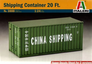 Italeri 3888 Shipping Container 20 Ft. 1/24