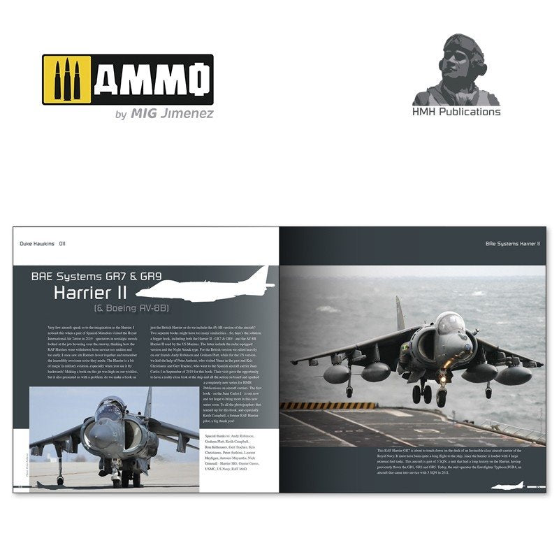 HMH Publications DH-011 BAE Systems Harrier II &amp;amp; Boeing AV-8B Harrier II (Plus) (English VErsion)