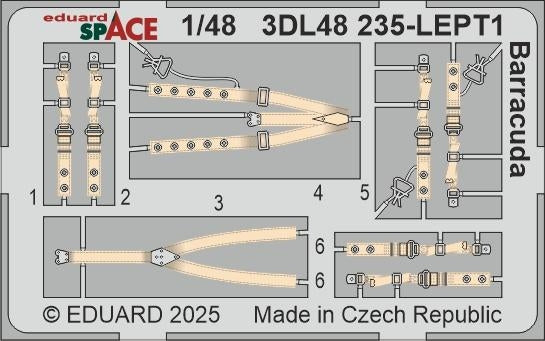 Eduard 3DL48235 Barracuda SPACE TRUMPETER 1/48 – zdjęcie 4