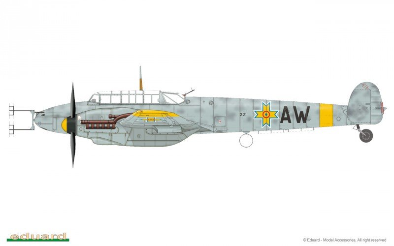 Eduard 84145 Bf 110F Nachtjager 1/48 – image 2