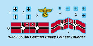 Trumpeter 05346 German Heavy Cruiser Blucher 1/350 – image 3