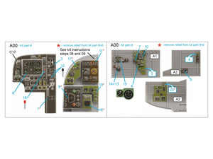 Quinta Studio QDS-48379 Bristol Beaufort Mk.I 3D-Printed &amp;amp; colored Interior on decal paper (ICM) (Small version) 1/48 – image 2