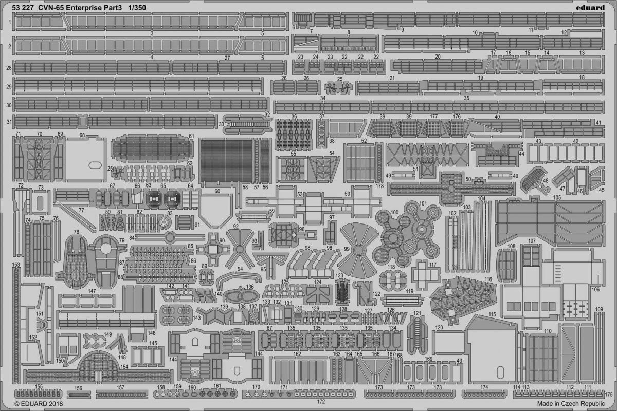 Eduard BIG5351 CVN-65 Enterprise PART I TAMIYA 1/350 – Bild 4