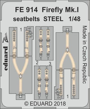 Eduard FE914 Firefly Mk. And seatbelts STEEL TRUMPETER 1/48