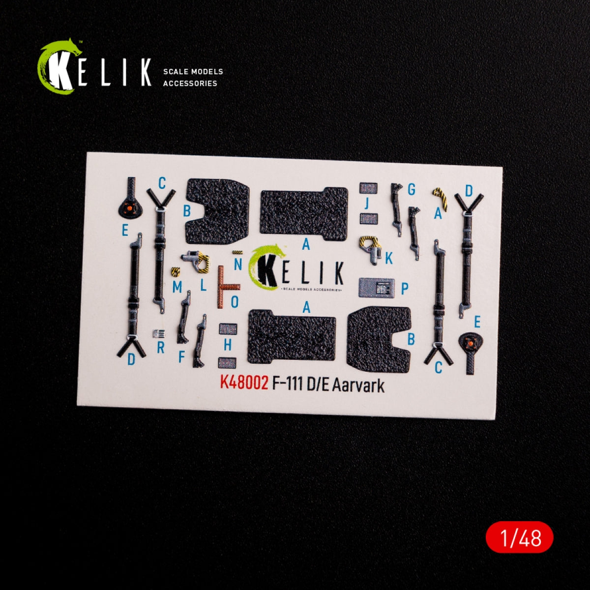 KELIK K48002 F-111 A/E Aardvark interior 3D decals for HobbyBoss kit 1/48 – image 3