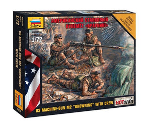 Zvezda 7414 AMERICAN MACHINE GUN BROWNING 1/72