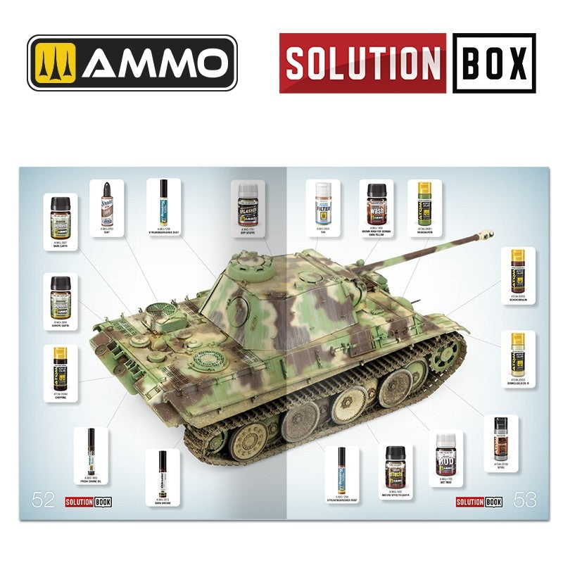 Ammo of Mig 6529 SOLUTION BOOK 23 - How to Paint WWII German Late War Vehicles (Multilingual Book) – image 6