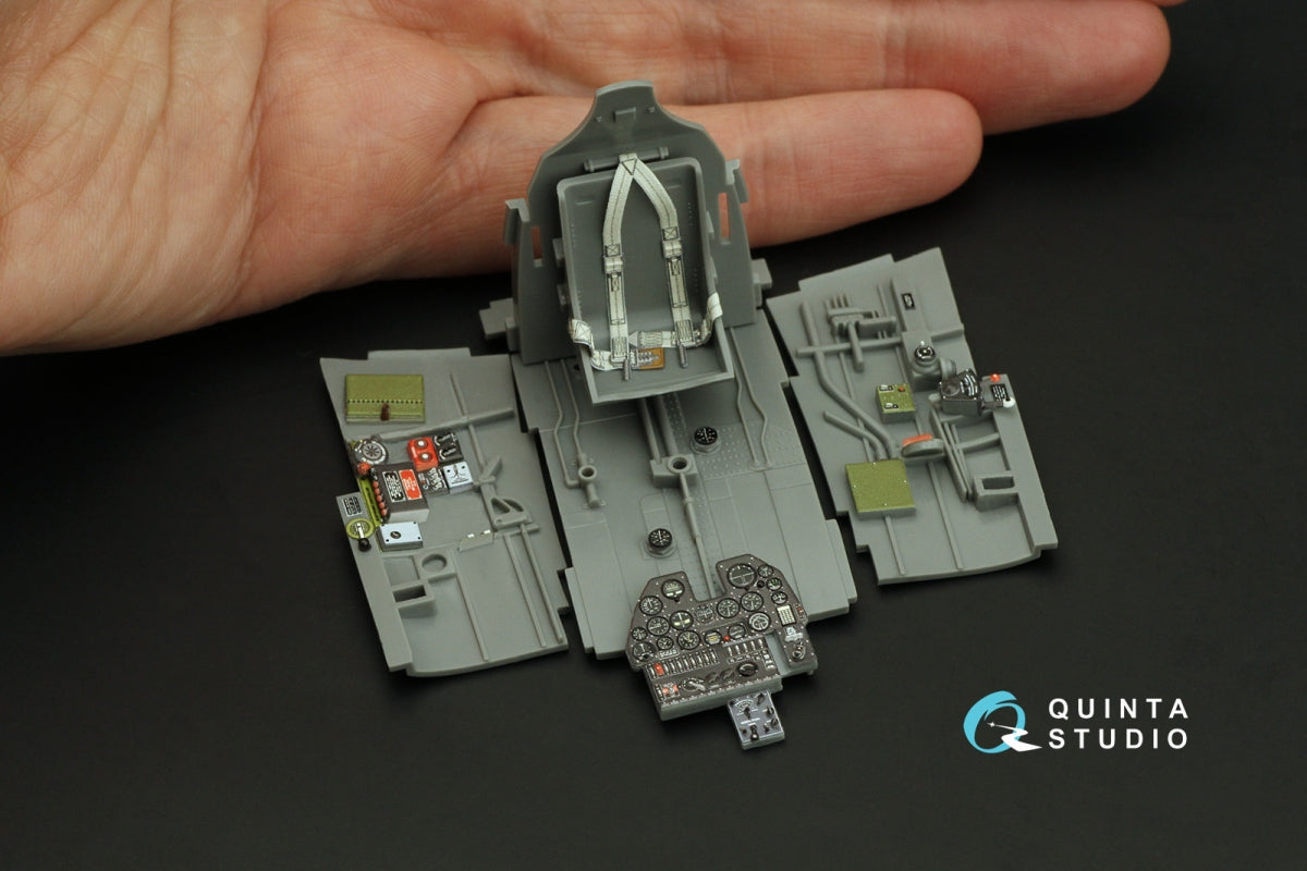 Quinta Studio QD32220 P-40N late 3D-Printed colored Interior on decal paper (Hasegawa/Eduard) 1/32 – obrázek 7