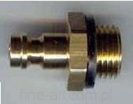 Harder &amp; Steenbeck 262148 Male Connector 5.0mm Thread 1/4"