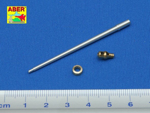 Aber 72L-36 8,8 cm KwK 43L/71 German tank barrel for Tiger II early Porsche turret 1/72 – obrázek 2