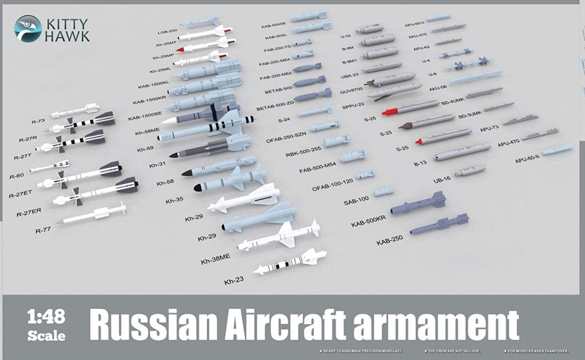 Kitty Hawk 80151 Russian Aircraft Armament 1/48
