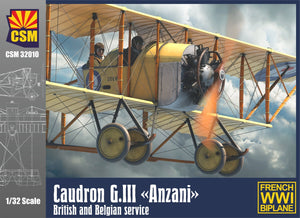 Cooper State Models 32010 Caudron G.III &amp;quot;Anzani&amp;quot; British and Belgian Service 1/32