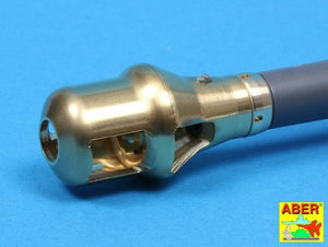 Aber 16L-08 Early muzzle brake for the barrel used on the early version of the Tiger I, King Tiger tank (Porsche turret) / Early muzzle brake used on German 8.8cm barrel Tiger I - early and Tiger II (Porsche turret) 1/16 – image 8