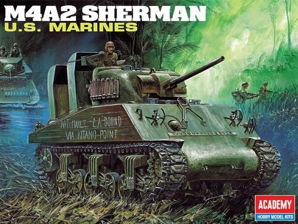 Academy 13203 M4A2 SHERMAN US MARINES (1/35)