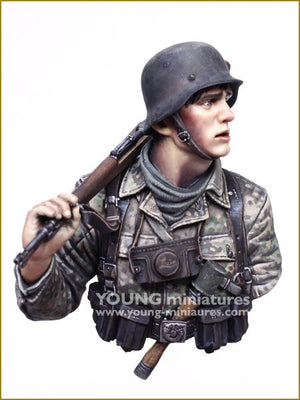Young Miniatures YM1895 Young German Soldier WWII 1/10 – obrázek 5