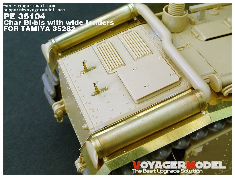 Voyager Model PE35104 WWII French Char BI-bis with wide fenders (B ver include Gun barrel) for TAMIYA 35282 1/35 – Bild 9