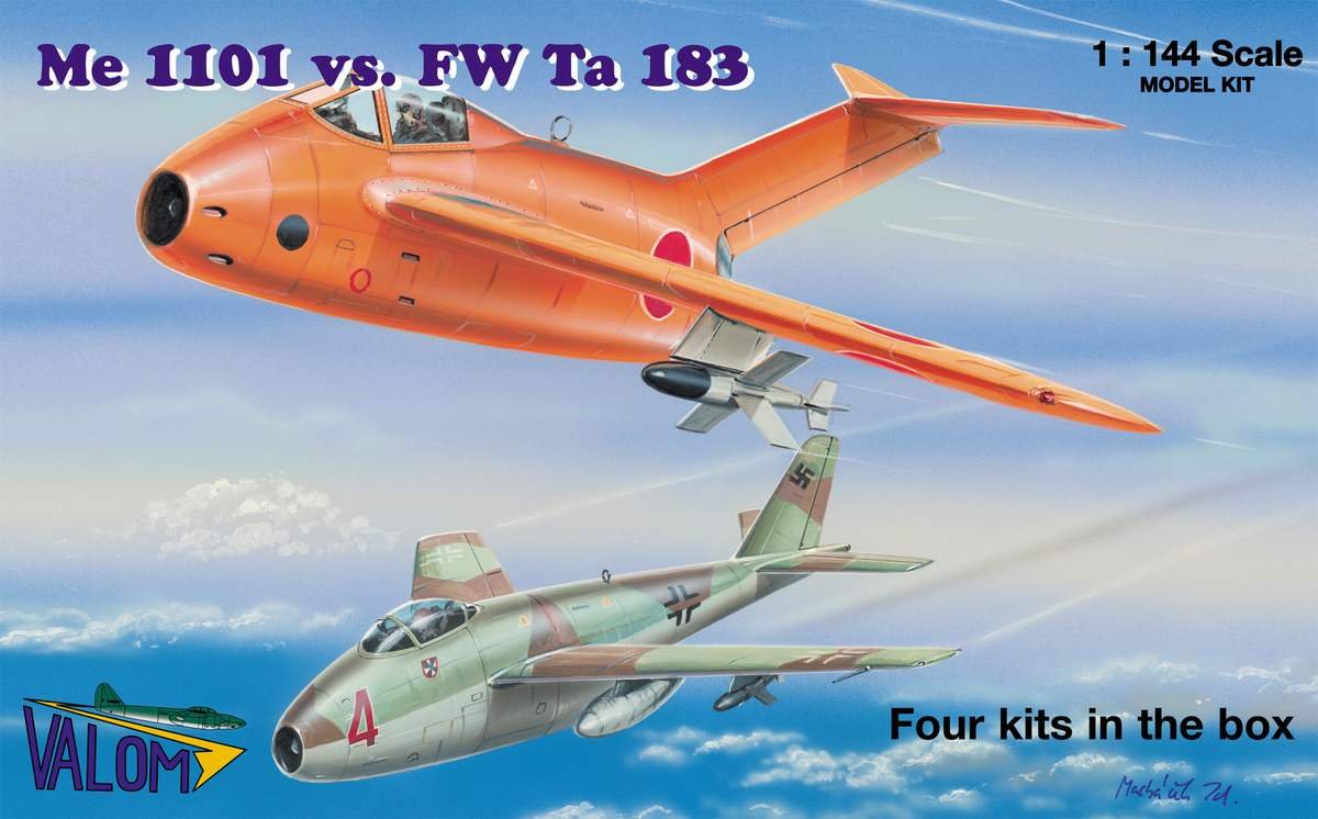 Valom 14401 Messerschmitt Me1101 vs. Focke-Wulf FW Ta 183 1/144