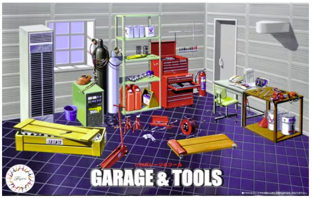 Fujimi 116358 Garage &amp;amp; Tools Series Garage &amp;amp; Tools 1/24