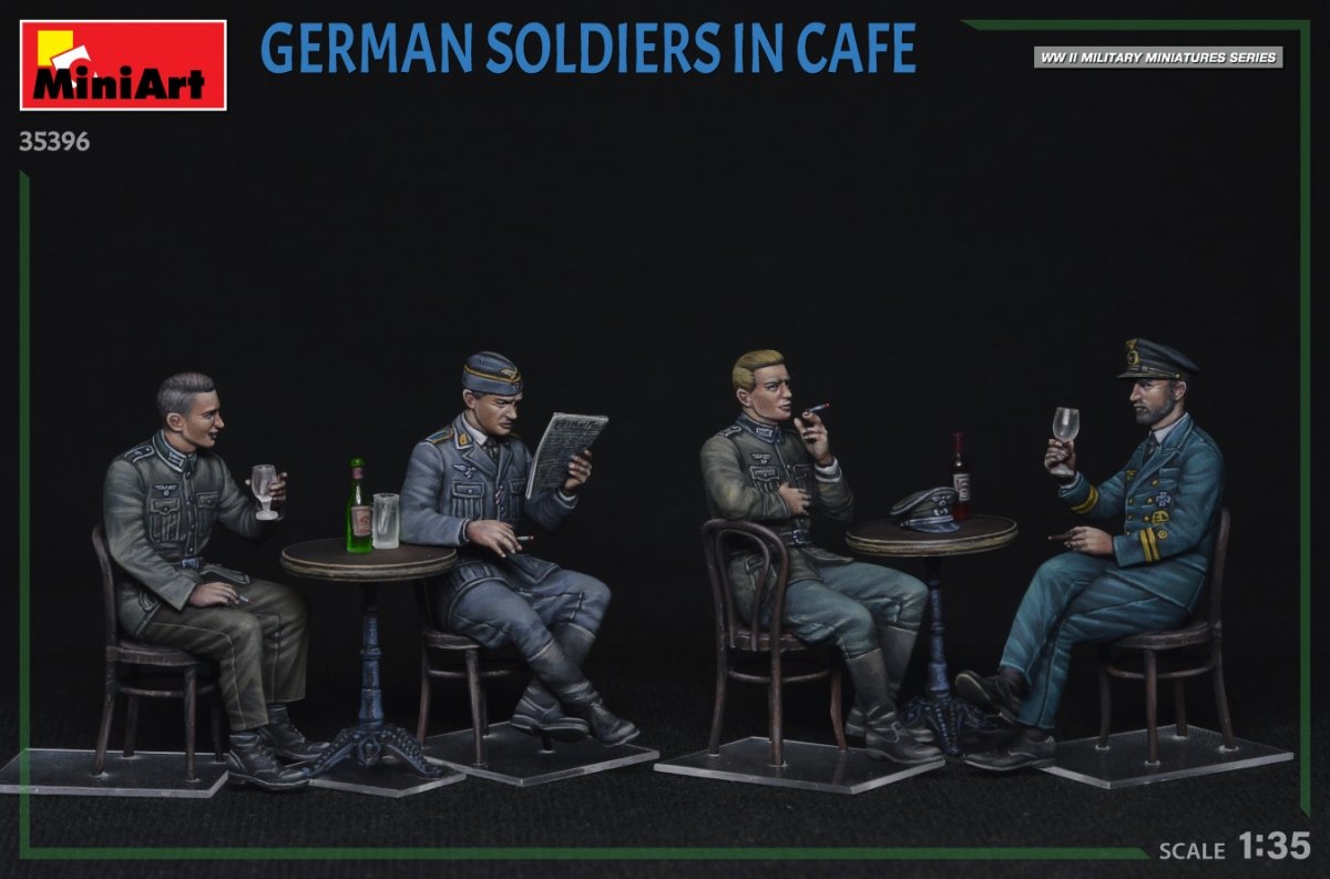 MiniArt 35396 GERMAN SOLDIERS IN CAFE 1/35 – imagen 4