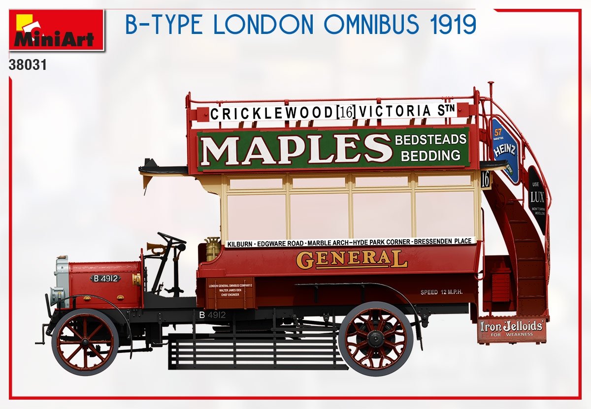 MiniArt 38031 B-TYPE LONDON OMNIBUS 1919 1/35 – image 11