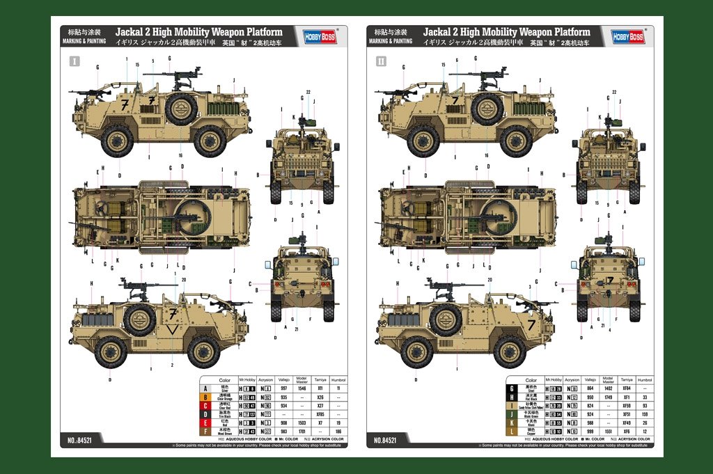 Hobby Boss 84521 Jackal 2 High Mobility Weapon Platform 1/35 – imagen 5