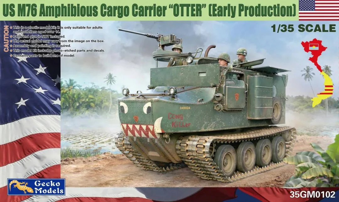 Gecko Models 35GM0102 US M76 Amphibious Cargo Carrier "Otter" (Early Production) 1/35