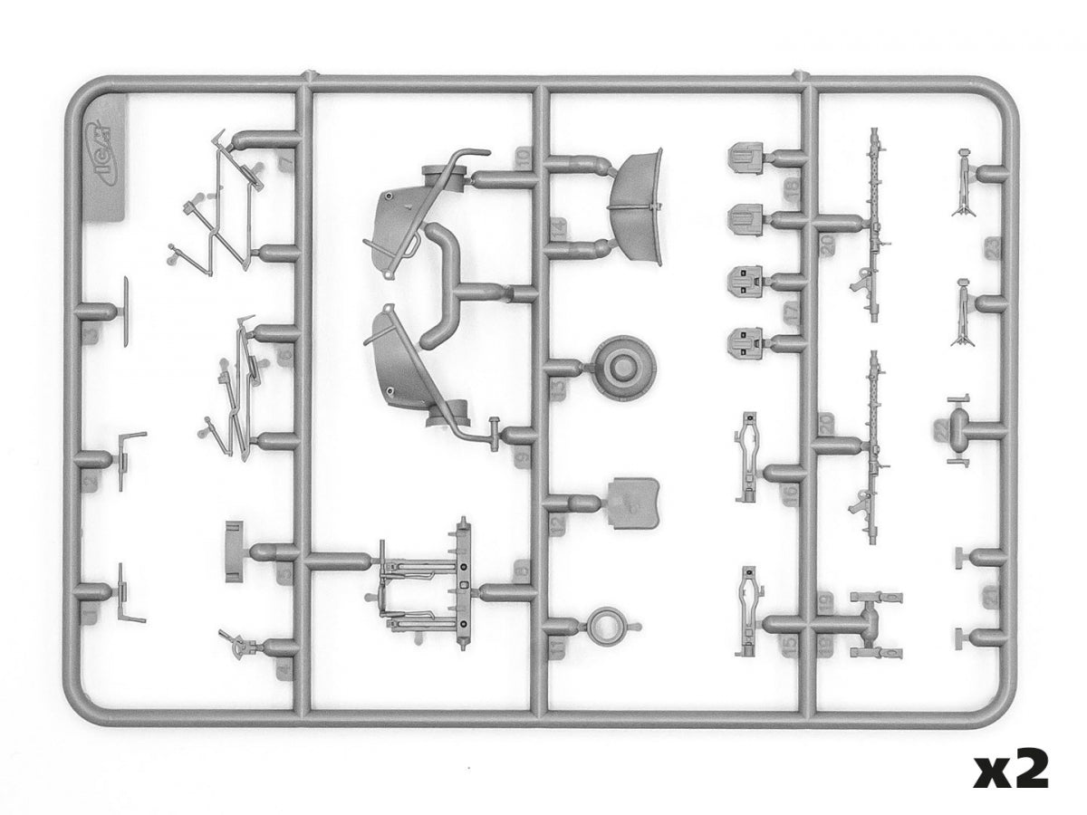 ICM DS3526 Wehrmacht Self-propelled AA vehicles 1/35 – image 17